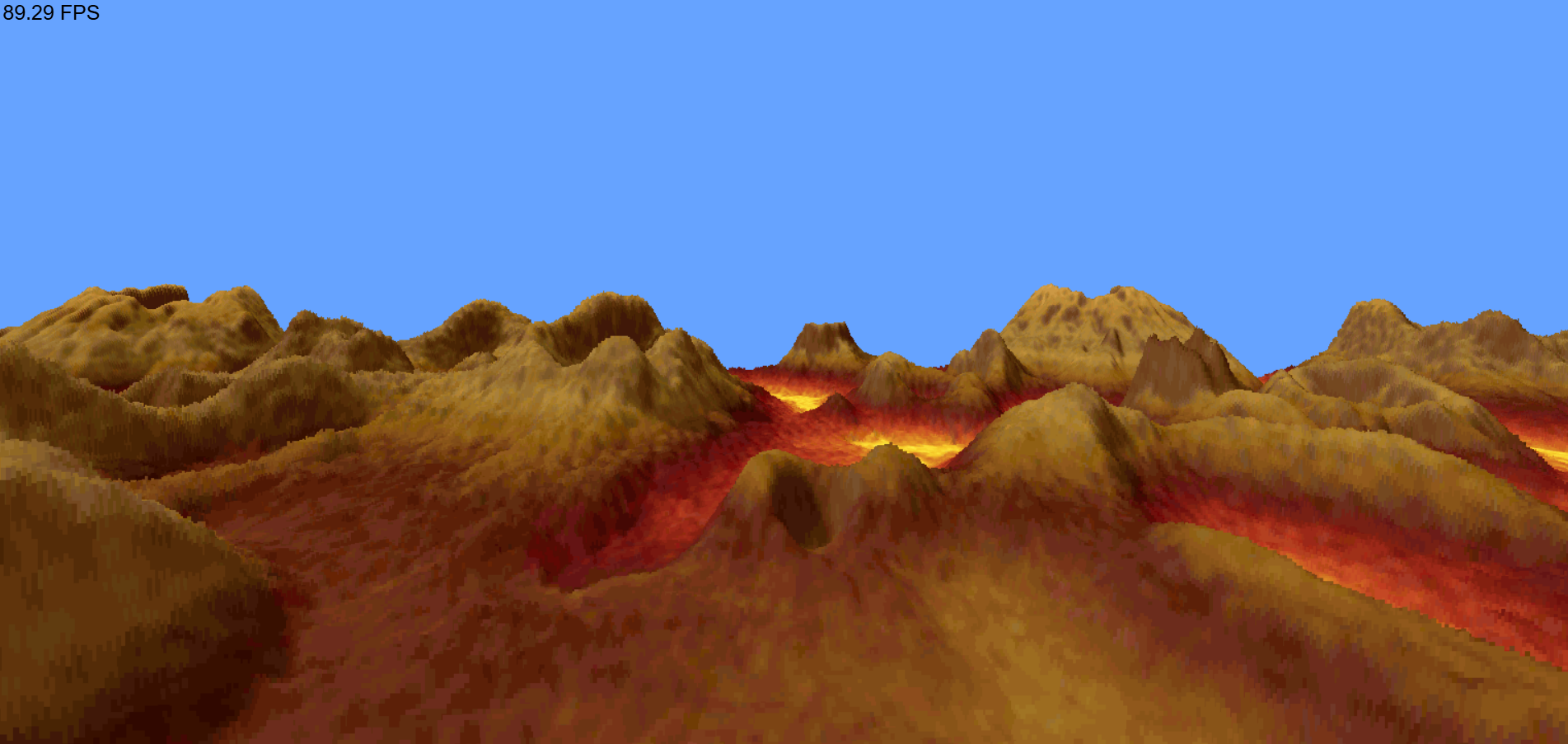 Voxel terrain render